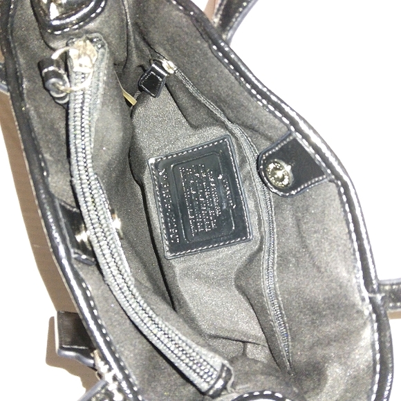 ★BRAND NEW★Gorgeous COACH Signature Stripe Convertible Mini Carryall Crossbody - Picture 4 of 16